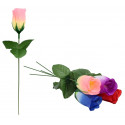 Rosa artificial em diversas cores sortidas