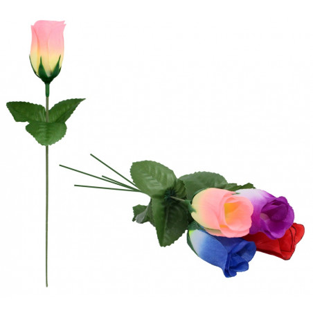 Rosa artificial em diversas cores sortidas