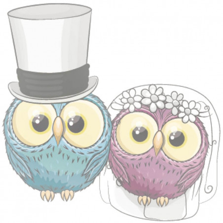 Caneta e lapiseira em um estojo ecológico com adesivos personalizáveis para um casamento.