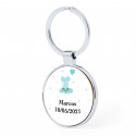 Chaveiro de metal personalizado para detalhes de batizado