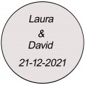 Bálsamo labial ecológico com aroma de baunilha personalizado para detalhes
