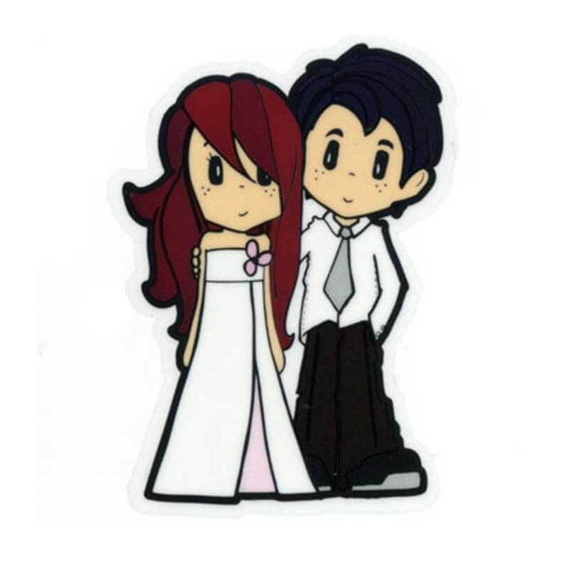 Adesivos casamento noivos street