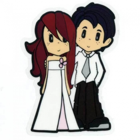 Adesivos casamento noivos street