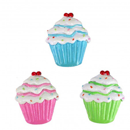 Imã em forma de cupcake
