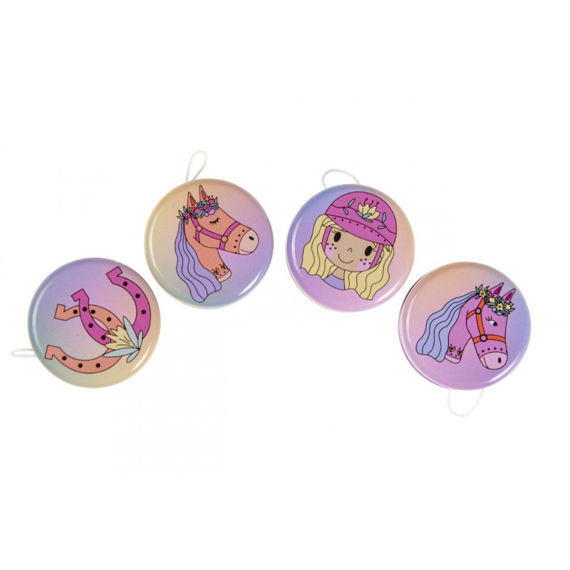 Yoyo de metal com designs equestres