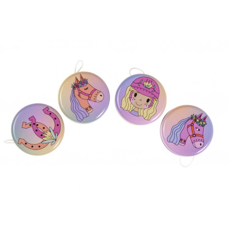 Yoyo de metal com designs equestres