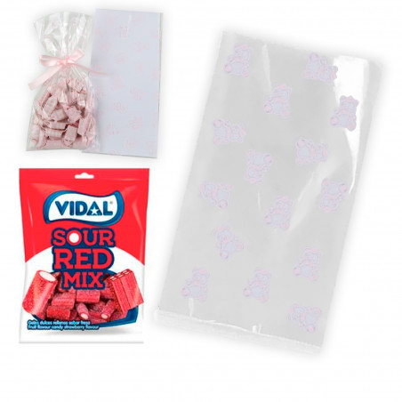 Bolsa de tijolos de goma decorados para detalhes