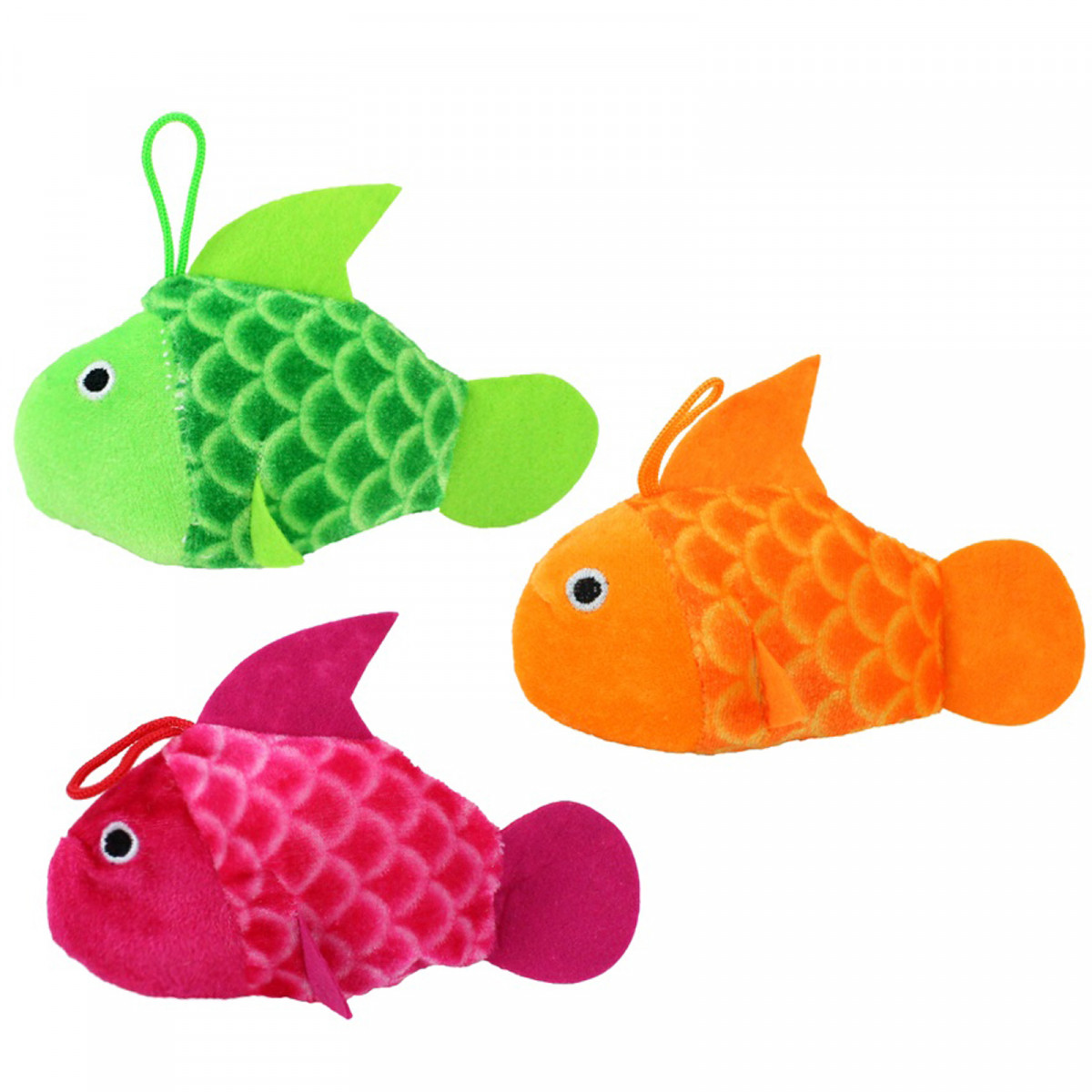 Peluche em forma de peixe