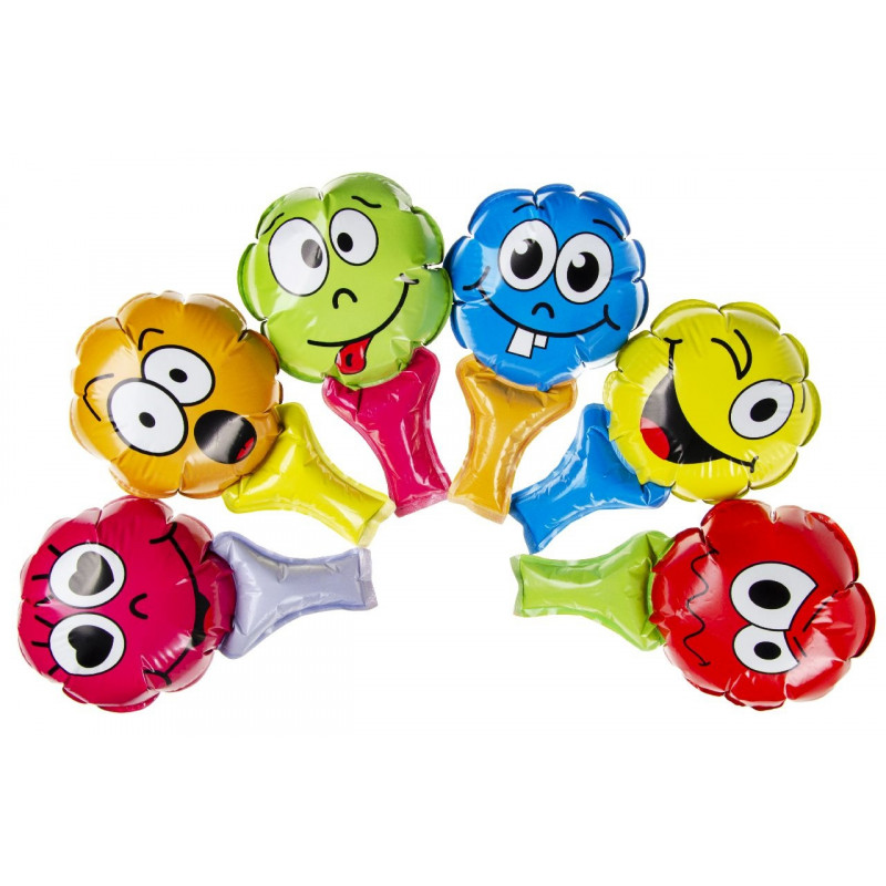 Globo autoinflável com emoticono