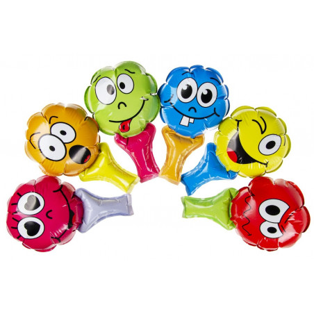 Globo autoinflável com emoticono