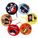 Mini almofada de pelúcia de piratas