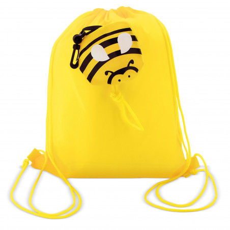 Mochila de abelha com mix de gomas para detalhes