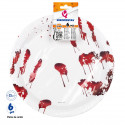 Pratos aterrorizantes para Halloween em pack de 6 peças e 23 cm