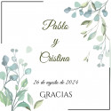 Estojo com conjunto de vinho e cartão de lembrete personalizado para mais detalhes