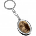 Chaveiro oval com foto