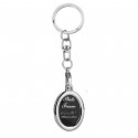 Chaveiro oval com foto