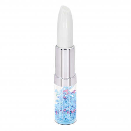 Caneta batom com adesivo para detalhes de batizado
