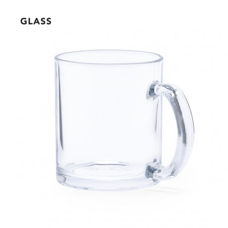 Caneca de vidro de Natal com adesivo personalizável dos Três Reis Magos para mais detalhes