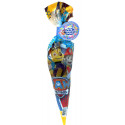 Caixa com desenhos e cores para colorir personalizada com cone de doce para detalhes