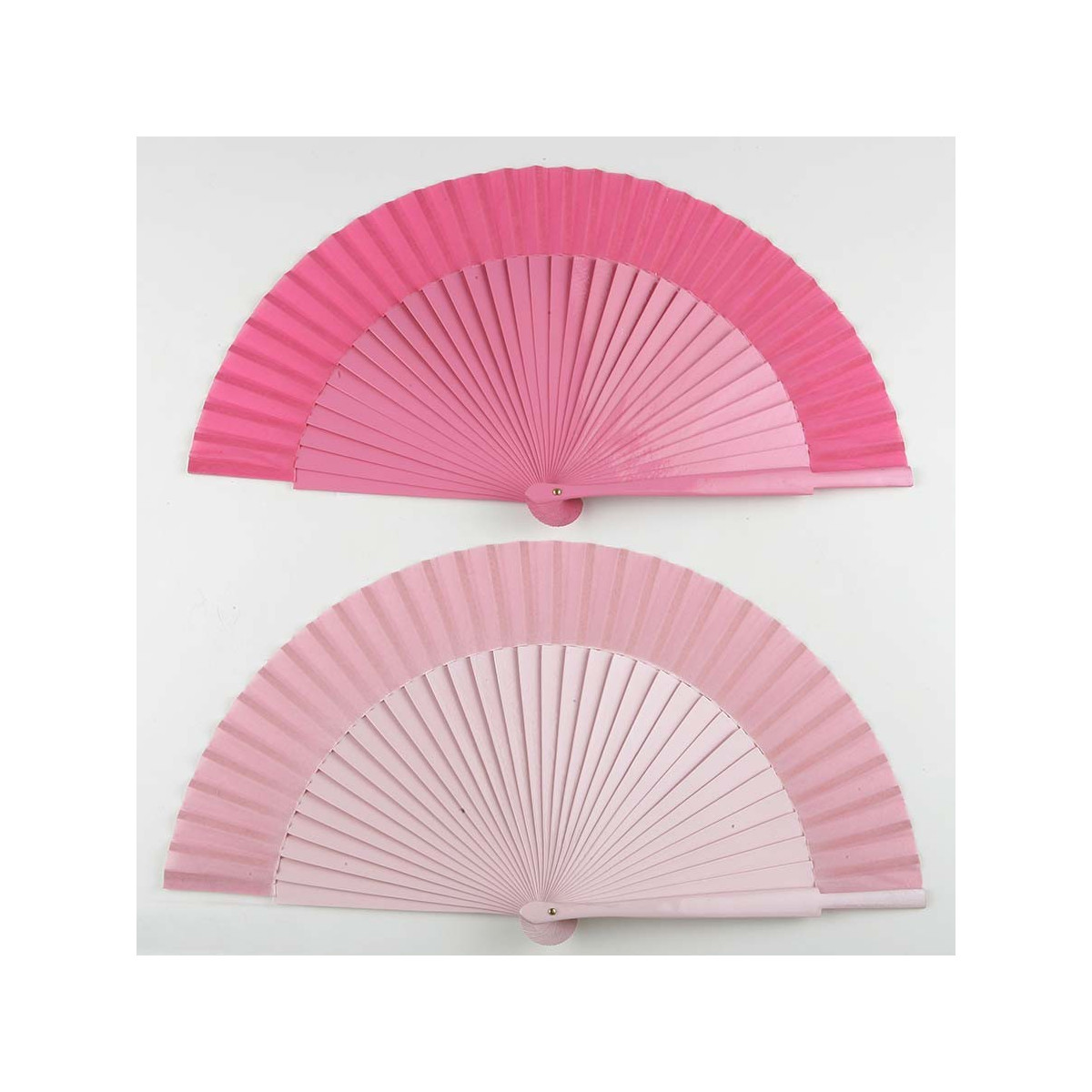 Fãs rosa claro