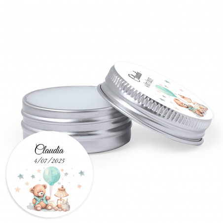Protetor labial personalizado para lembrancinhas de batizado