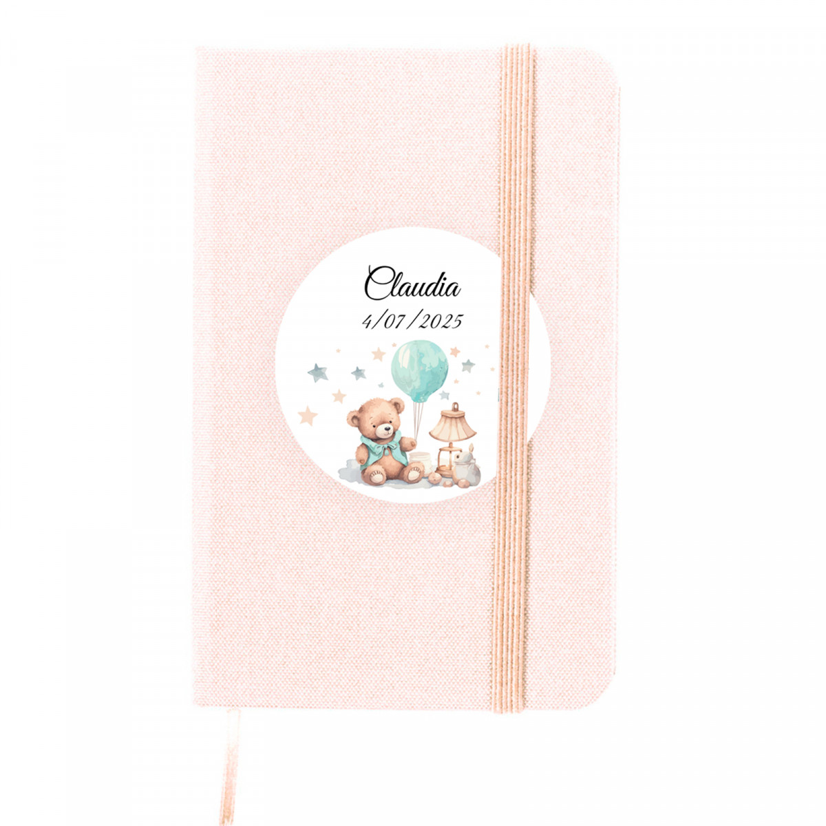 Bloco de notas adesivas personalizado para lembrancinhas de batizado