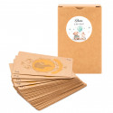 Baralho de cartas espanholas personalizadas para lembrancinhas de batizado