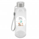 Botella com adesivo personalizado para detalhes de batizado