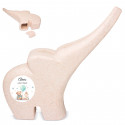 Porquinho em forma de elefante personalizado para detalhes de batismo
