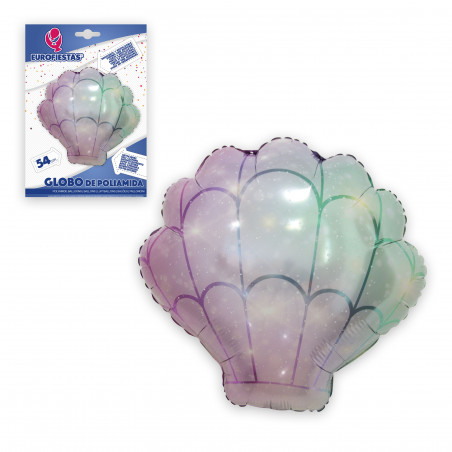 Globo de foil em forma de concha