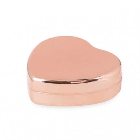 Bálsamo labial com formato de coração personalizado com adesivo