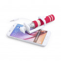 Monopé pau de selfie com pegador azul em bolsa e adesivo para comunhão de menino