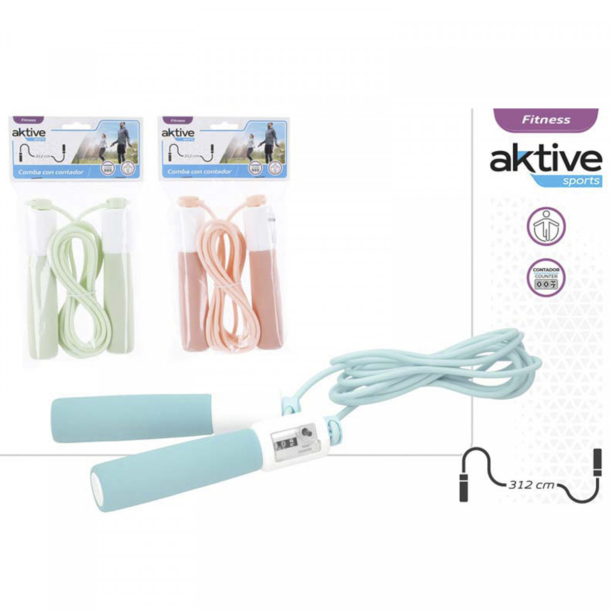 Corda com Contador para Treinamento Ideal para Fitness e Cardio