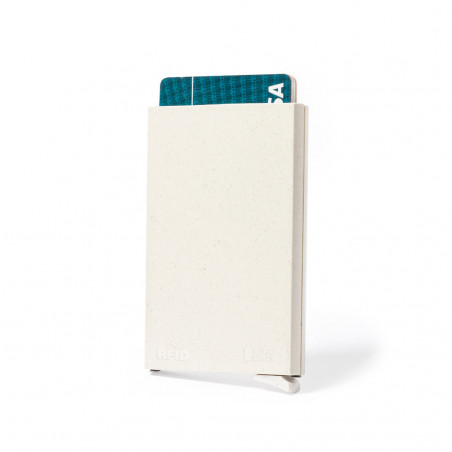 Porta-cartões automático com envelope e adesivos para batizado