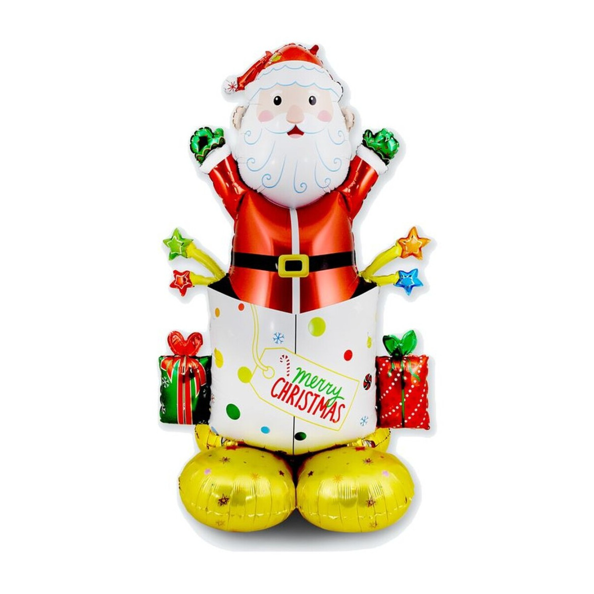 Globo papai noel 118cm para decorar o natal