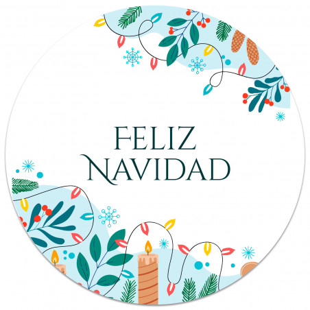 Imã de Natal Tió de Nadal em bolsa com adesivo de Natal personalizável para detalhes