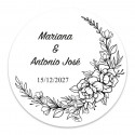 Copo dobrável com adesivo personalizado para presentear