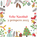Acessórios de papelaria com adesivo natalino personalizável