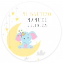 Bálsamo labial personalizado em envelope kraft com adesivo de design elefante personalizado para detalhes