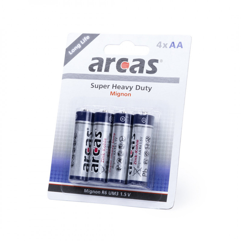 Blister de 4 pilhas 1,5V AA/R06