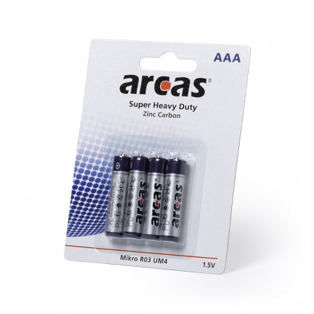 Blister 4 pilhas 1,5V AAA R03