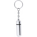 Chaveiro porta-remédios de metal