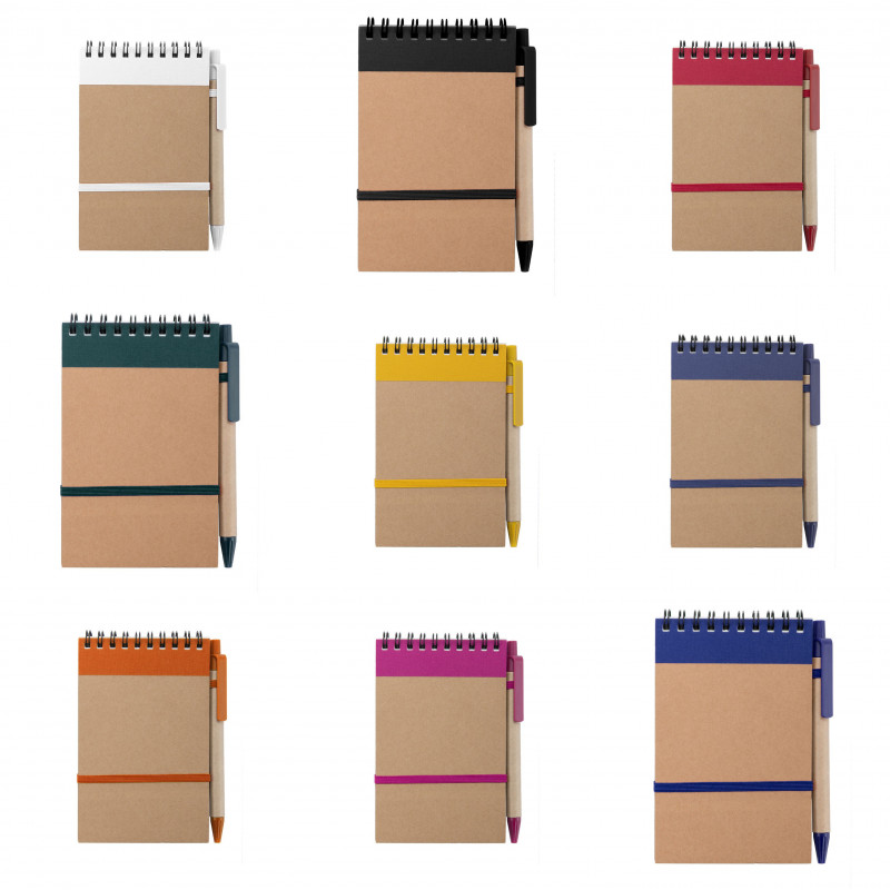 Caneta e caderno