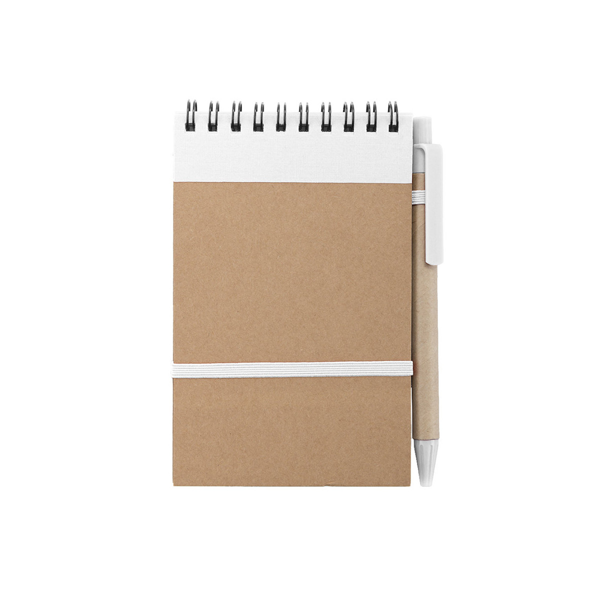 Caderno ecocard cor branca