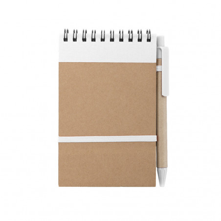 Caderno ecocard cor branca