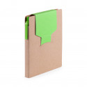 Bloco de notas com post-it em várias cores