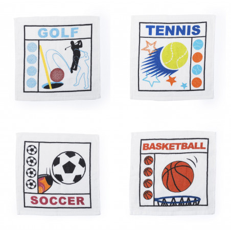 Toalha esportiva de futebol, basquete, golfe e tênis