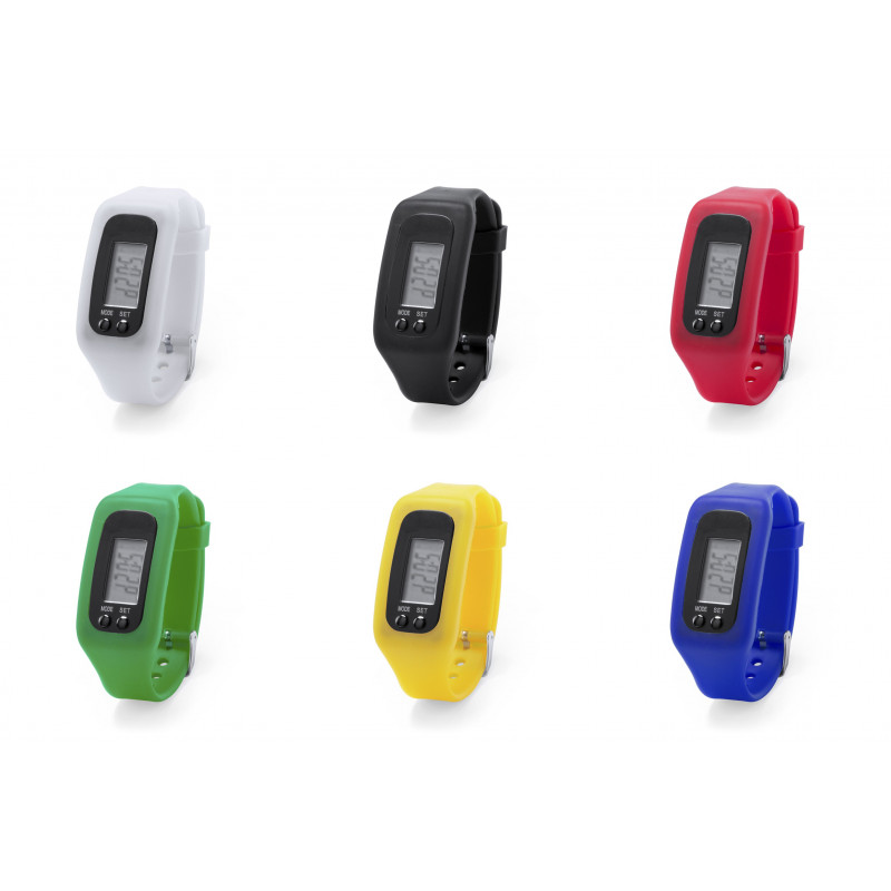 Relógio digital esportivo com pulseira de silicone