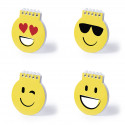 Caderneta com emoticons divertidos