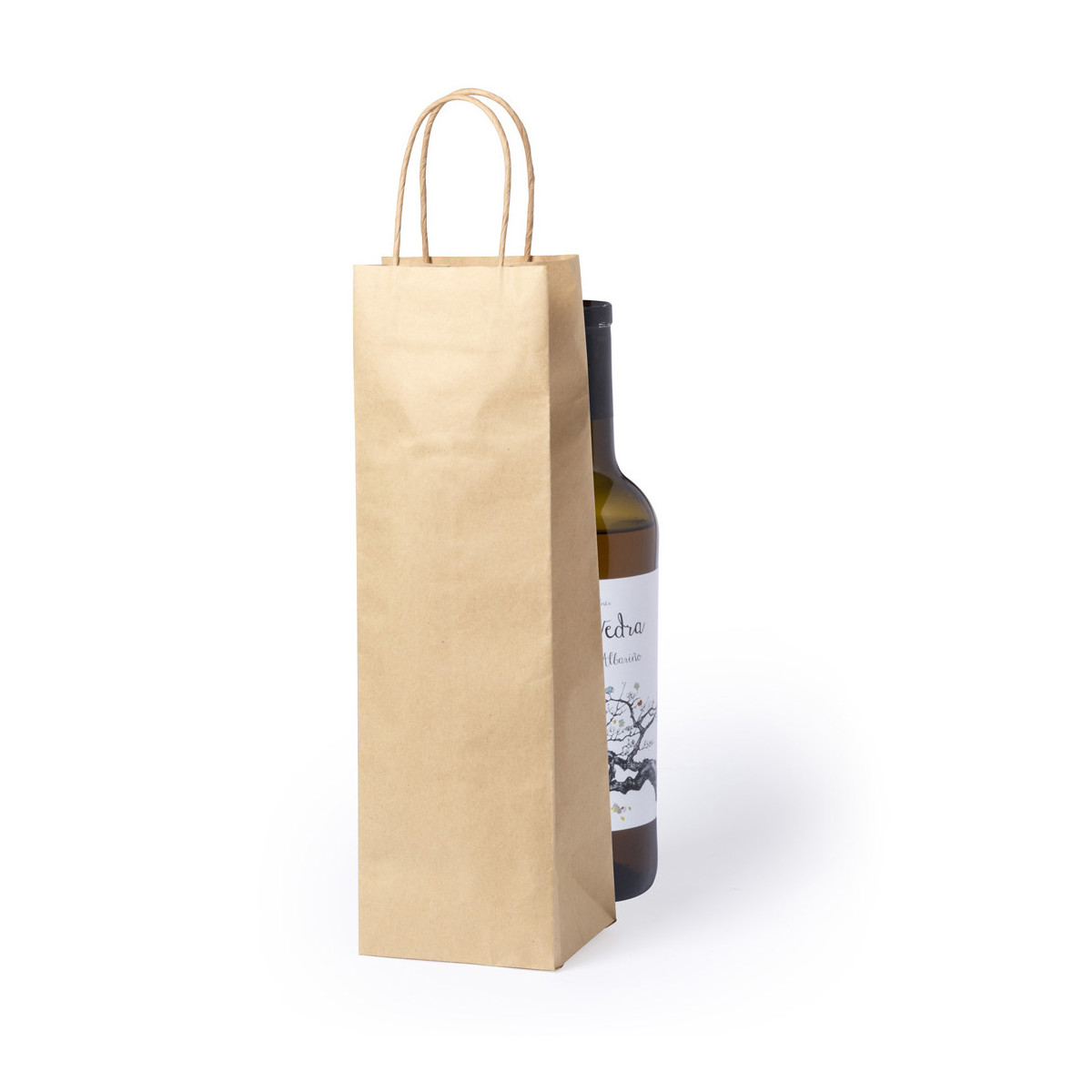 Saco de kraft para garrafa de vinho